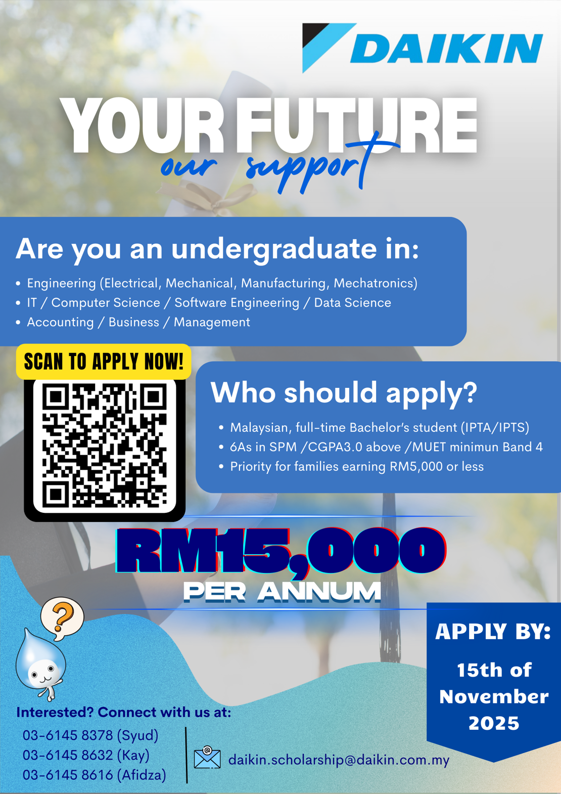 Daikin Malaysia Group Scholarship Programme 2025