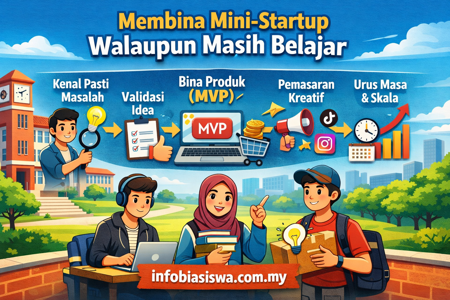Kerangka Membina Mini-Startup Walaupun Masih Belajar