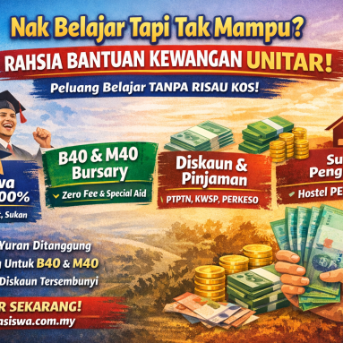 Ini Rahsia Bantuan Kewangan UNITAR Yang Ramai Tak Tahu!