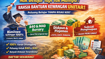 Ini Rahsia Bantuan Kewangan UNITAR Yang Ramai Tak Tahu!